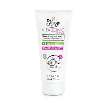 image of Dr.C. Tuna Vitalizing  maska ​​do włosów czosnek+capixyl 200 ml
