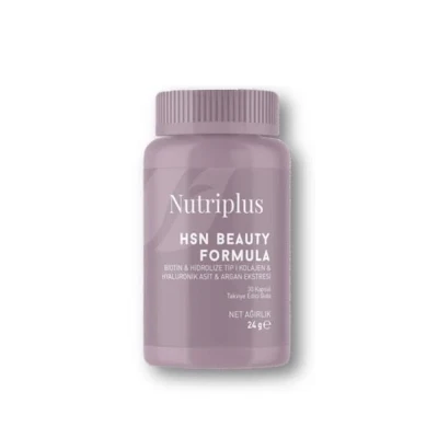 image of Nutriplus Kapsułki z kolagenem, kwasem hialuronowym, witaminami i minerałami. 24 g ℮.
