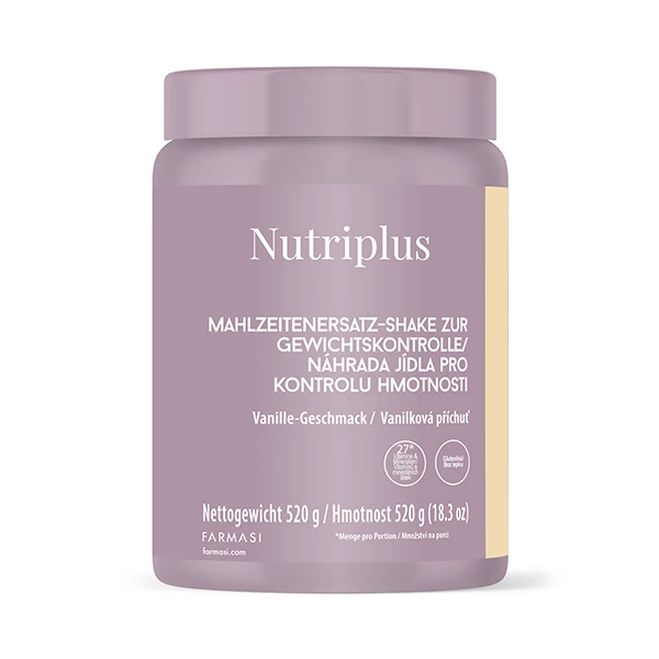 image of Nutriplus Posiłek zastępczy -szejk o smaku waniliowym  520 g