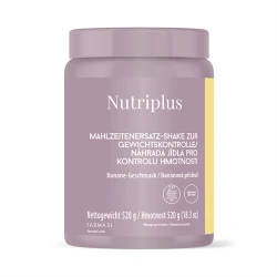 image of Nutriplus Posiłek zastępczy -szejk o smaku bananowym  520 g