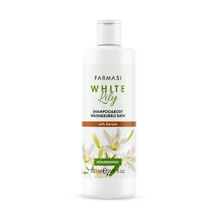 image of White Lily z keratyną 3w1, 500 ml