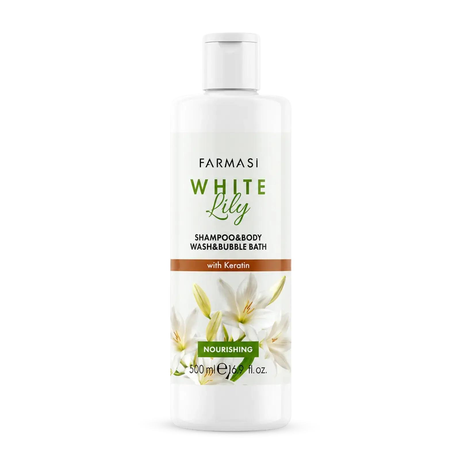 White Lily z keratyną 3w1, 500 ml