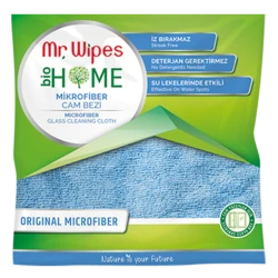 image of .Mr. Wipes Ściereczka Z Mikrofibry Do Czyszczenia Powierzchni Szklanych 2 Szt.