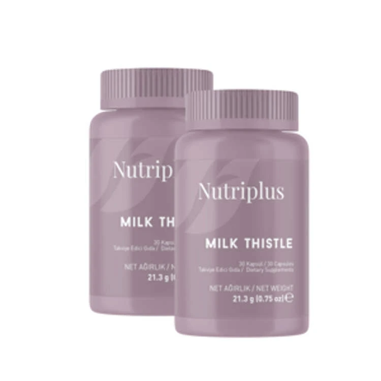 image of 2x Nutriplus Nasiona ostropestu plamistego, w postaci kapsułek