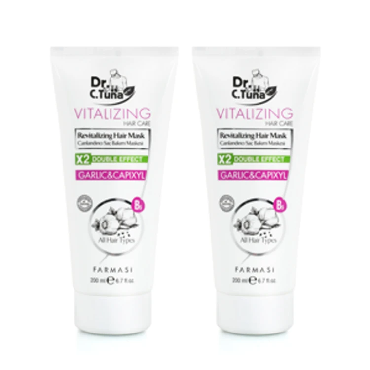 image of .2x Dr.C. Tuna Vitalizing  maska ​​do włosów czosnek+capixyl 200 ml