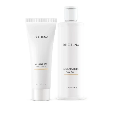 image of Dr. C. Tuna Calendula Żel do mycia twarzy 100ml + Tonik do twarzy Dr. C. Tuna Calendula 125ml