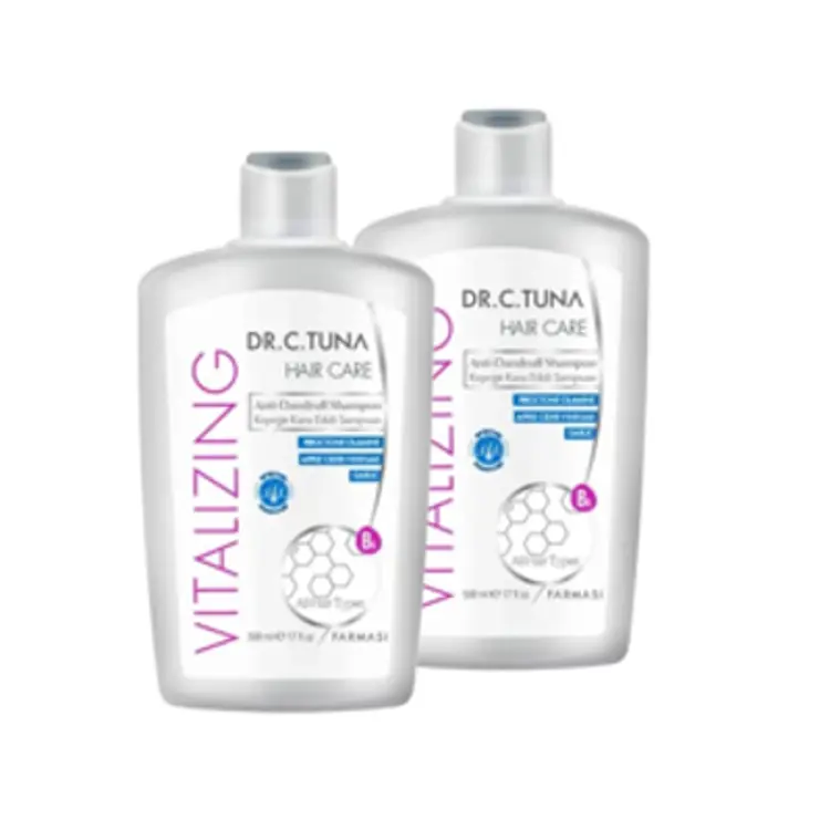 image of .2x Szampon przeciwłupieżowy Dr. C. Tuna Vitalizing 500ml