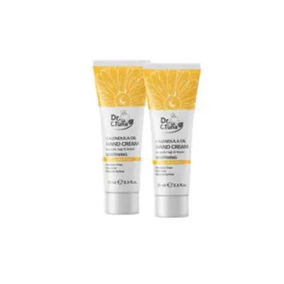 image of .2x Krem Do Rąk Z Olejkıem Z Nagıetka Lekarskıego Dr. C. Tuna 75Ml