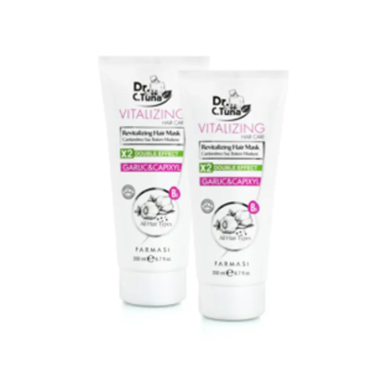 image of .2x Dr.C. Tuna Vitalizing maska ​​do włosów czosnek+capixyl 200 ml