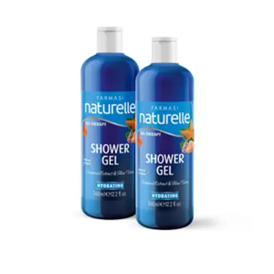 image of 2x Naturelle Seatherapy Żel pod prysznic 360 ml