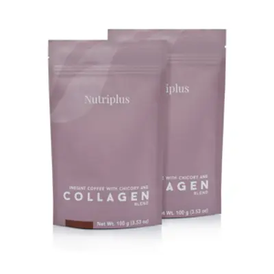 image of 2x Nutriplus Kawa Instant z kolagenem 100 g