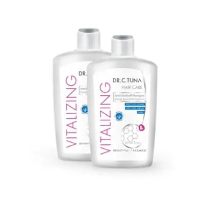 image of 2x Szampon przeciwłupieżowy Dr. C. Tuna Vitalizing 500ml
