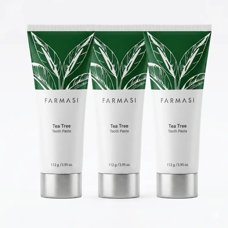 image of .3x Pasta do zębów Tea Tree 112 g