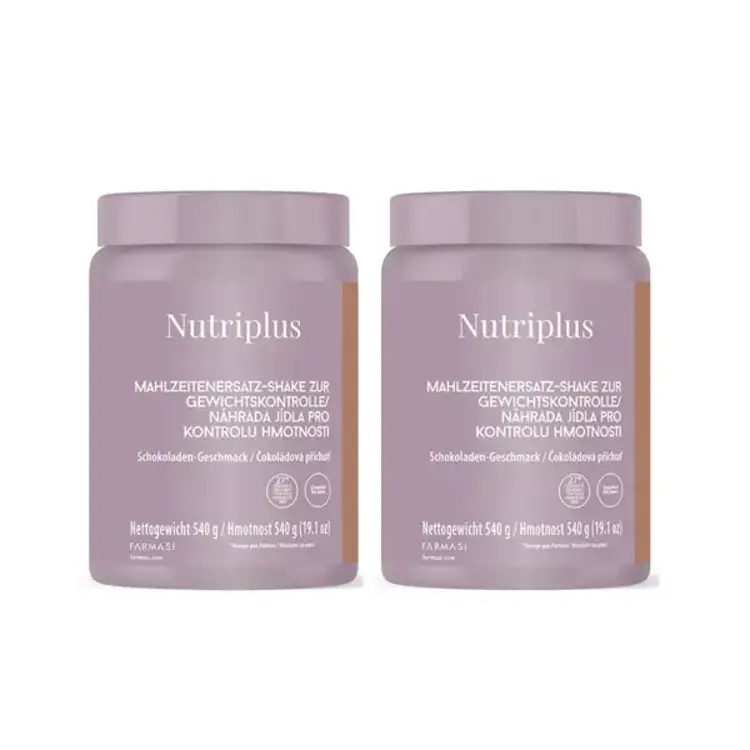 image of 2x Nutriplus Posiłek zastępczy - szejk o smaku czekoladowym 520 g