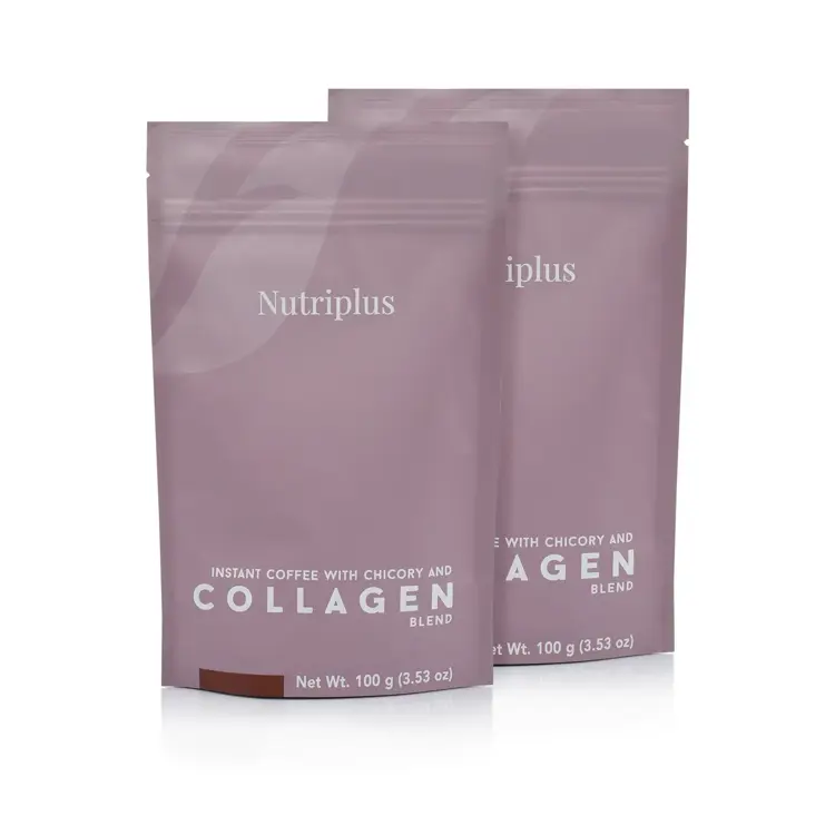 image of 2x Nutriplus Kawa Instant z kolagenem 100 g